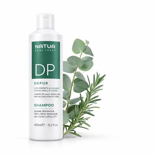 NATUA Shampoo Depur - Stop Capelli Grassi e Unti al Primo Lavaggio