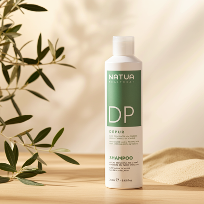 NATUA Purifying Shampoo - Stops Greasy and Oily Hair from the First Wash